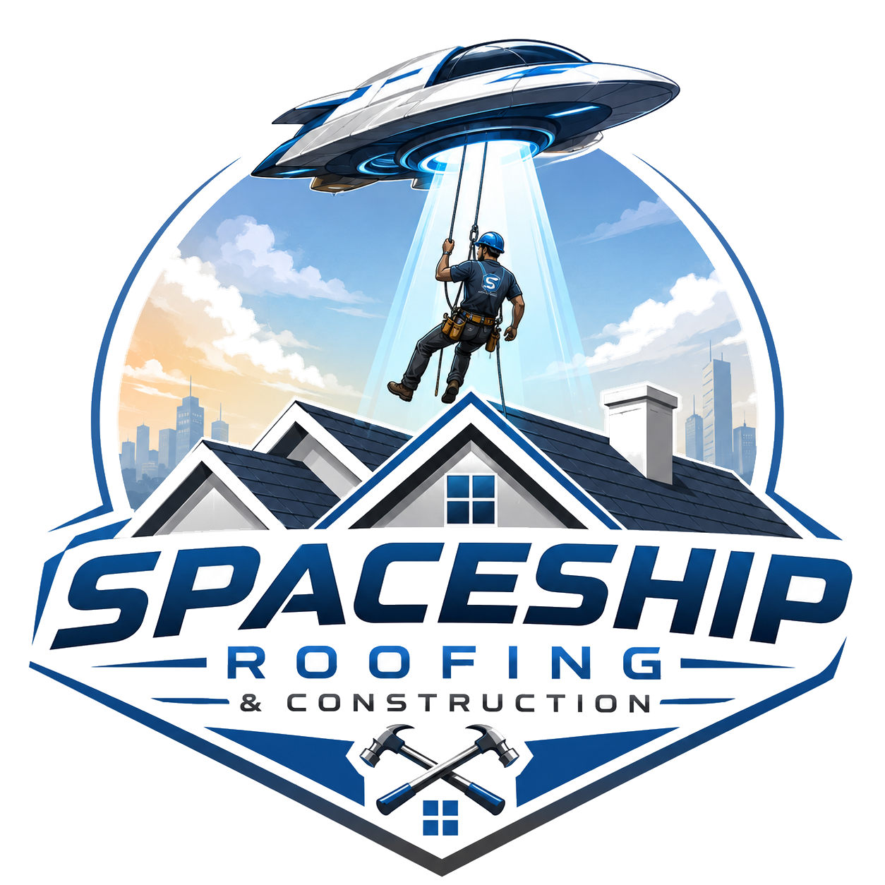 Spaceship Roofing & Renovations logo